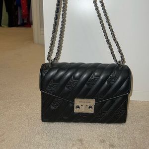Michael Kors black cross body bag